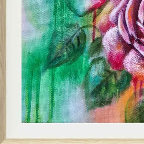 Blooming Roses - Acrylic Painting - Artezaar.com Online Art Gallery