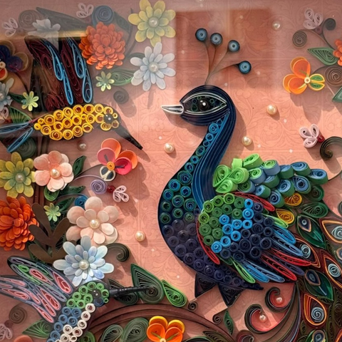 Bloomora - Mixed Media - Artezaar.com Online Art Gallery