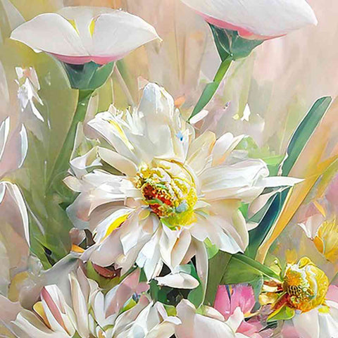 Blooms Blush Digital Art Print Buy Now on Artezaar.com Online Art Gallery Dubai UAE