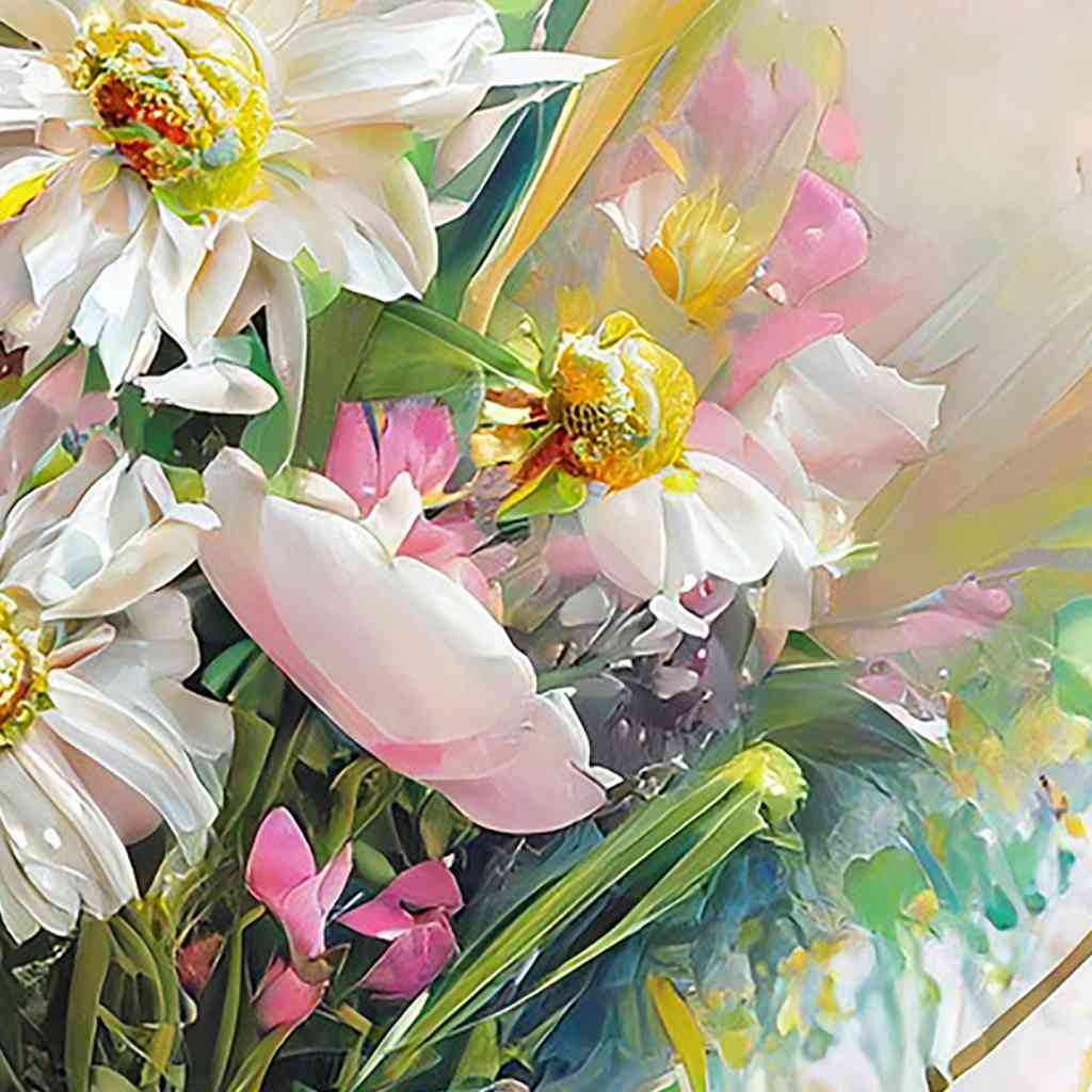 Blooms Blush Digital Art Print Online Art Gallery