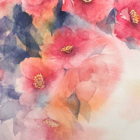Blooms Lively - Watercolor Painting - Artezaar.com Online Art Gallery
