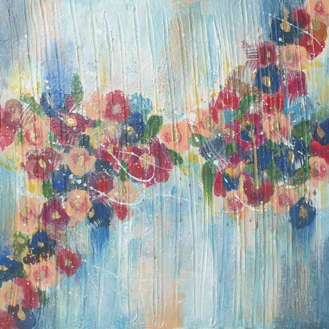 Blossom Abstract Acrylic Painting Buy Now on Artezaar.com Online Art Gallery Dubai UAE