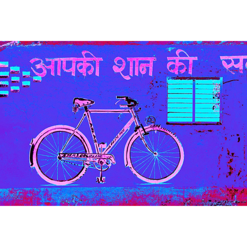 Blue Bicycle - Photography - Artezaar.com Online Art Gallery