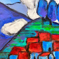 Blue Dream Acrylic Painting Buy Now on Artezaar.com Online Art Gallery Dubai UAE