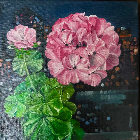 Blush Of The Evening - Oil Painting - Artezaar.com Online Art Gallery