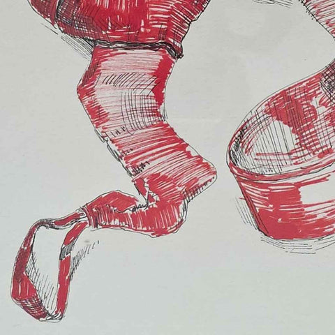 Boxing Wrap Sketch & Dawings Buy Now on Artezaar.com Online Art Gallery Dubai UAE