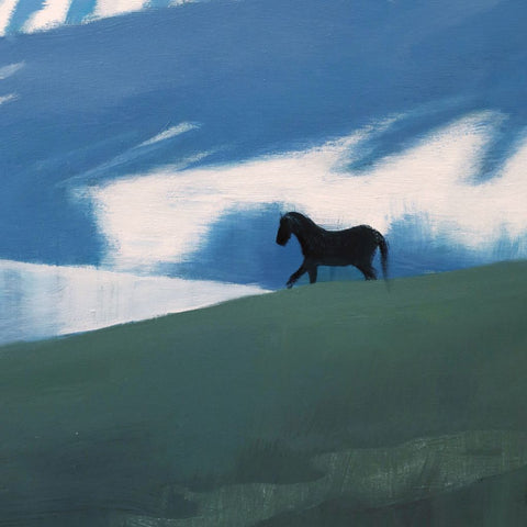 Brave Horse Fine Oil Painting Buy Now on Artezaar.com Online Art Gallery Dubai UAE