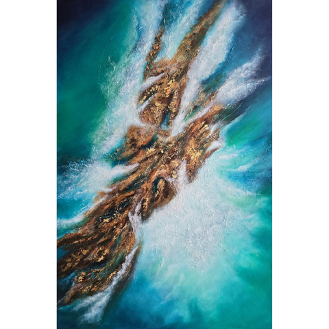 Breath of the Ocean - Mixed Media - Artezaar.com Online Art Gallery