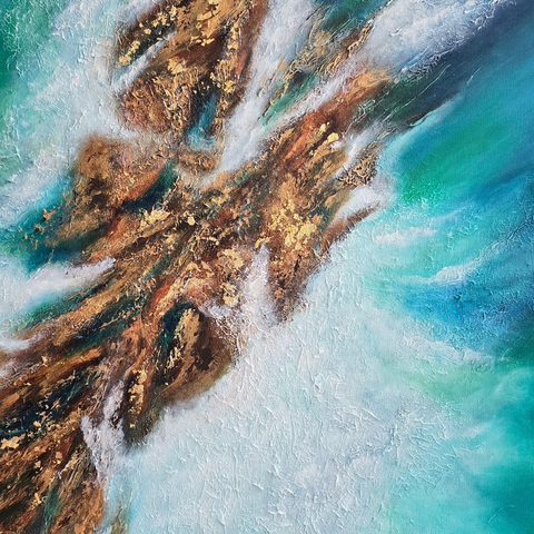 Breath of the Ocean - Mixed Media - Artezaar.com Online Art Gallery