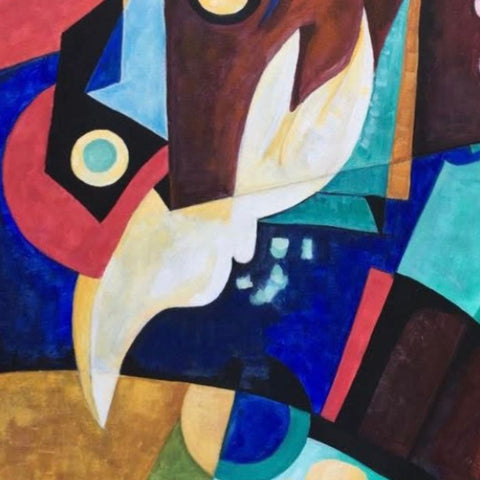 Broken Wings Abstract Acrylic Painting Buy Now on Artezaar.com Online Art Gallery Dubai UAE
