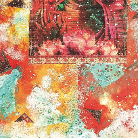 Buddha Mixed Media Painting Buy Now on Artezaar.com Online Art Gallery Dubai UAE