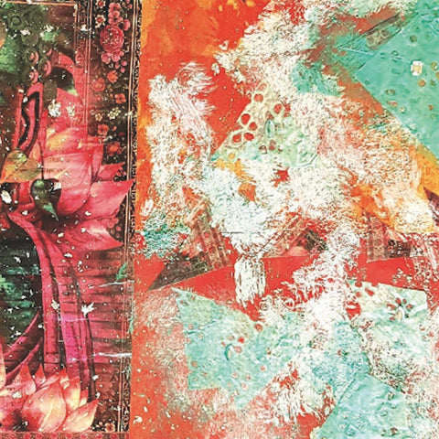 Buddha Mixed Media Painting Buy Now on Artezaar.com Online Art Gallery Dubai UAE