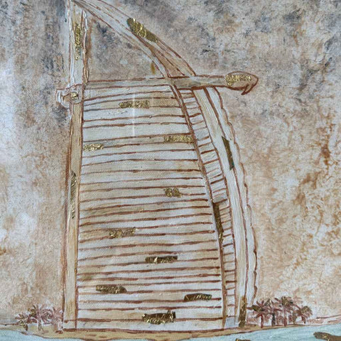 Burj Al Arab - Acrylic Painting - Artezaar.com Online Art Gallery