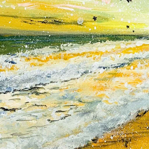Butterfly Sunset - Acrylic Painting - Artezaar.com Online Art Gallery