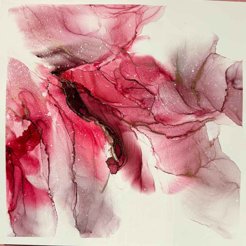 Candy Crush - Alcohol Inks Painting - Artezaar.com Online Art Gallery