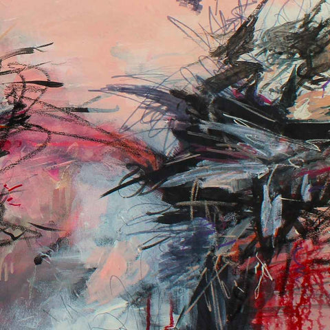 Carnage Abstract Acrylic painting Buy Now on Artezaar.com Online Art Gallery Dubai UAE