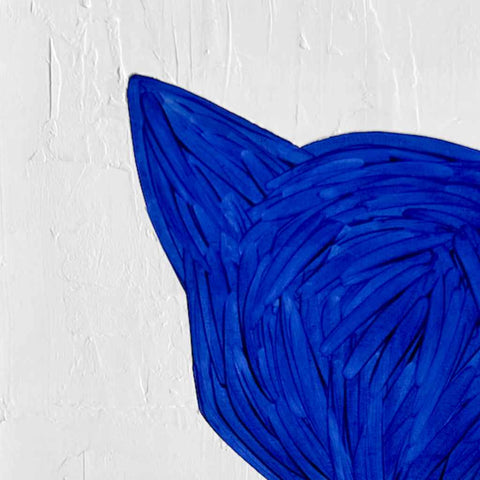 Cat No. 7 Mixed Media Painting Buy Now on Artezaar.com Online Art Gallery Dubai UAE