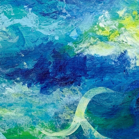 Caustics - Tansui Watercolor Painting Buy Now on Artezaar.com Online Art Gallery Dubai UAE
