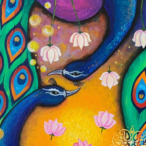 Celebration 1 Fine Acrylic painting Buy Now on Artezaar.com Online Art Gallery Dubai UAE