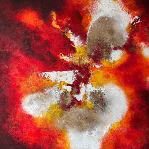 Celestial convergence Abstract Acrylic painting Buy Now on Artezaar.com Online Art Gallery Dubai UAE