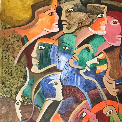 Chaos - Acrylic Painting - Artezaar.com Online Art Gallery