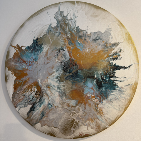 Chaos In Harmony - Acrylic Painting - Artezaar.com Online Art Gallery