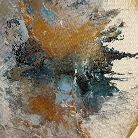 Chaos In Harmony - Acrylic Painting - Artezaar.com Online Art Gallery