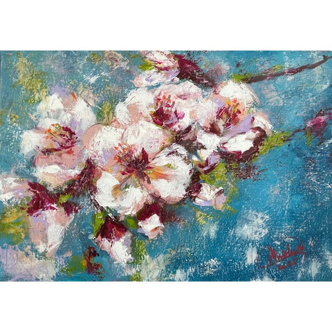 Cherry Night - Acrylic Painting - Artezaar.com Online Art Gallery
