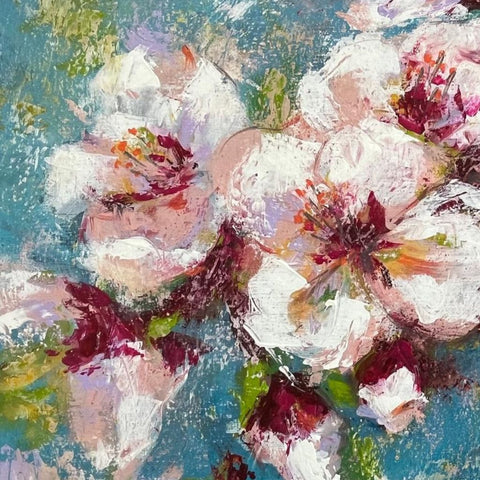 Cherry Night - Acrylic Painting - Artezaar.com Online Art Gallery