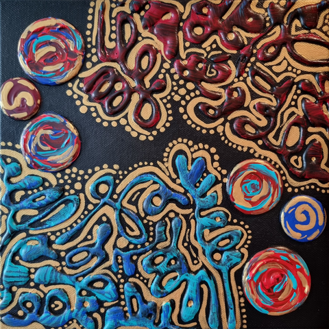 Chosen Language - Mixed Media - Artezaar.com Online Art Gallery