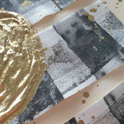 Circle of Life Abstract Mixed Media Painting Buy Now on Artezaar.com Online Art Gallery Dubai UAE