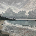 Coast of Sri Lanka Abstract Acrylic Painting Buy Now on Artezaar.com Online Art Gallery Dubai UAE