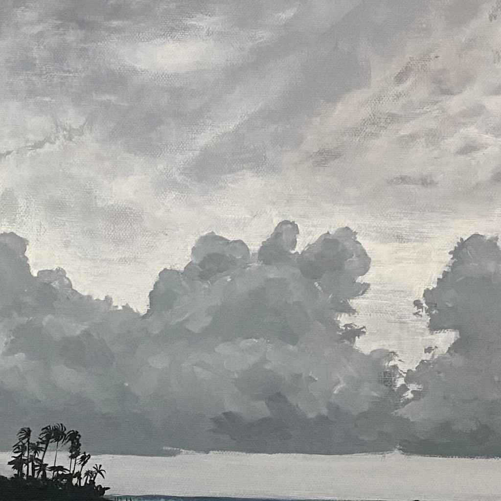 Coast of Sri Lanka Acrylic Painting Art Gallery Dubai