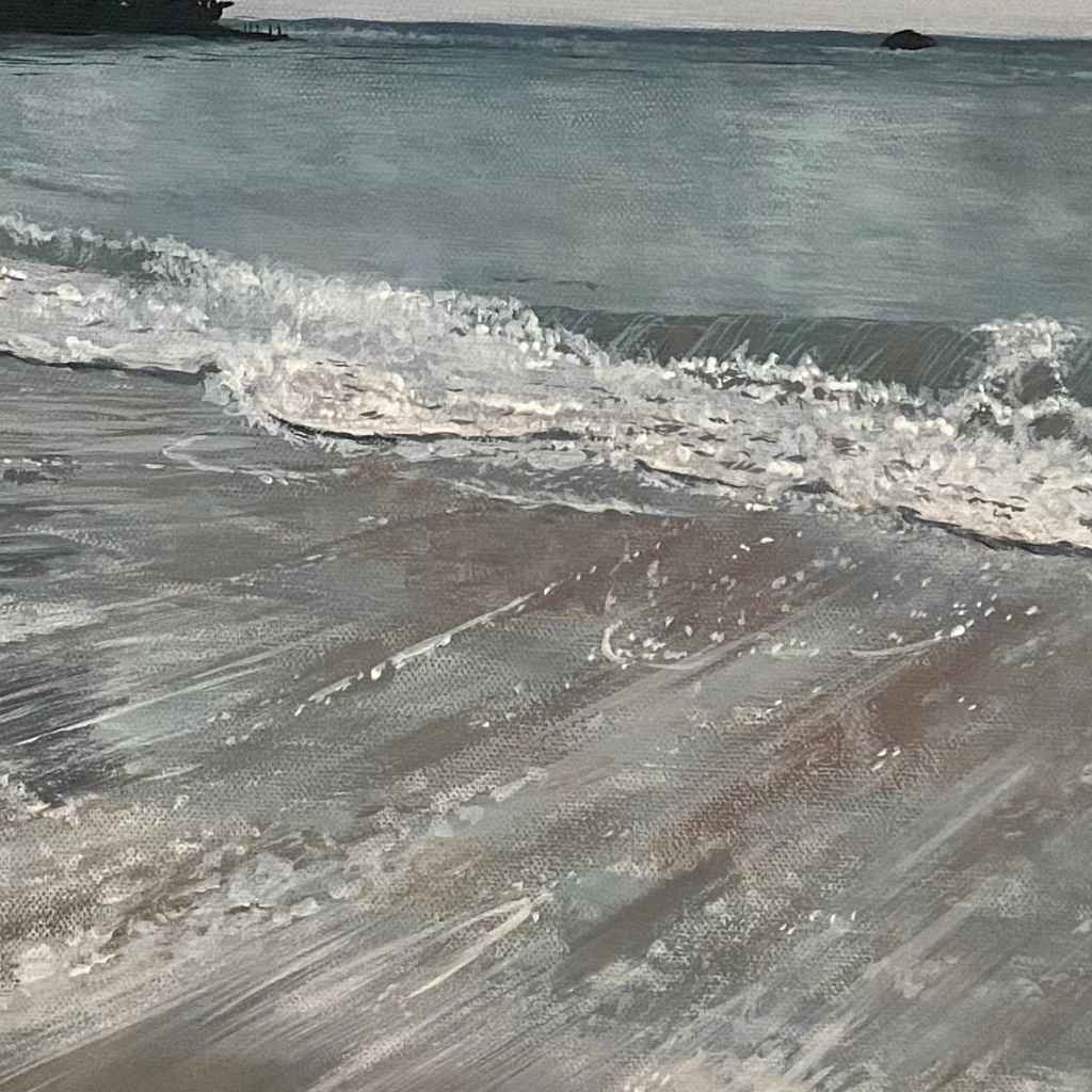 Coast of Sri Lanka Acrylic Painting Art Gallery Dubai