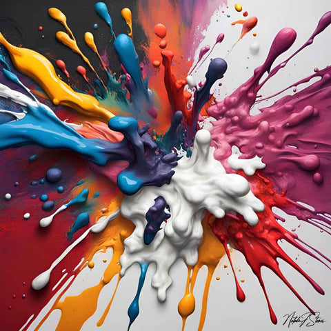 Color Harmony Abstract Digital print Buy Now on Artezaar.com Online Art Gallery Dubai UAE