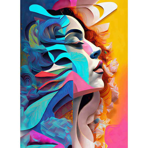 Colorful Glimpse Digital Art Print Buy Now on Artezaar.com Online Art Gallery Dubai UAE