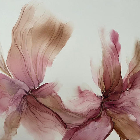 Confluence Abstract Alcohol Ink Painting Buy Now on Artezaar.com Online Art Gallery Dubai UAE