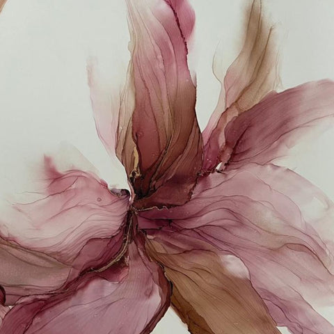 Confluence Abstract Alcohol Ink Painting Buy Now on Artezaar.com Online Art Gallery Dubai UAE