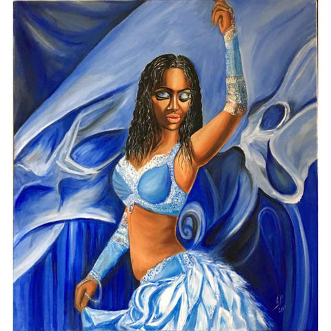 Contemporary Mermaid - 1 - Oil Painting - Artezaar.com Online Art Gallery