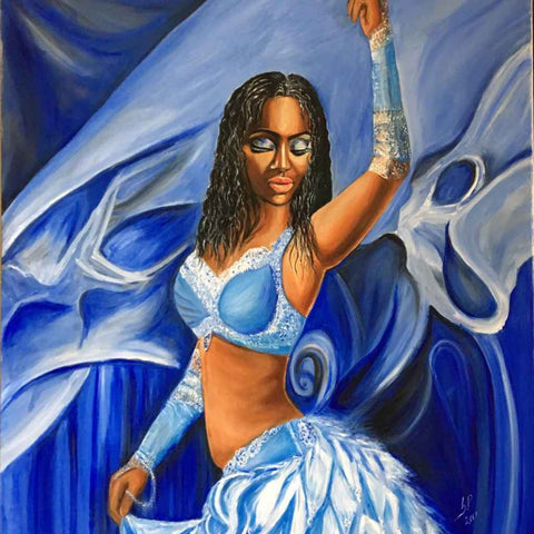 Contemporary Mermaid - 1 - Oil Painting - Artezaar.com Online Art Gallery