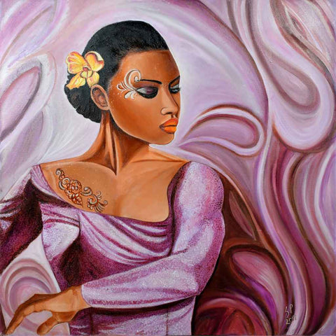 Contemporary Mermaid - 3 - Oil Painting - Artezaar.com Online Art Gallery