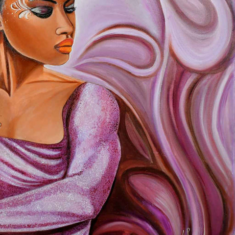 Contemporary Mermaid - 3 - Oil Painting - Artezaar.com Online Art Gallery