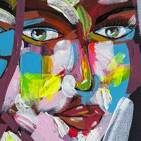 Conversations in Color Acrylic Painting Buy Now on Artezaar.com Online Art Gallery Dubai UAE