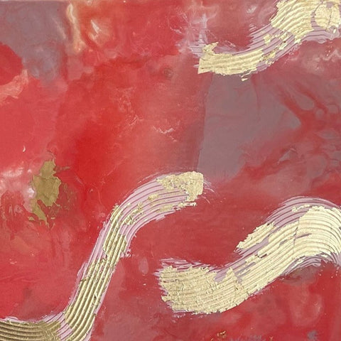 Coral Dreams Abstract Mixed Media Painting Buy Now on Artezaar.com Online Art Gallery Dubai UAE