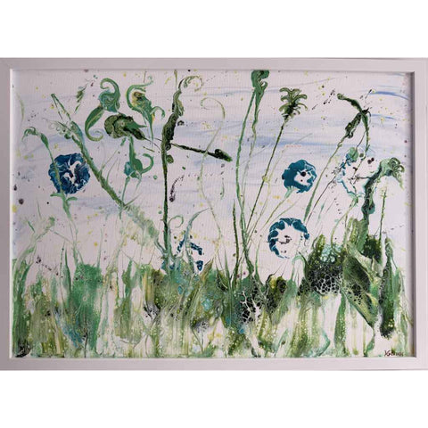 Cornflowers - Acrylic Painting - Artezaar.com Online Art Gallery