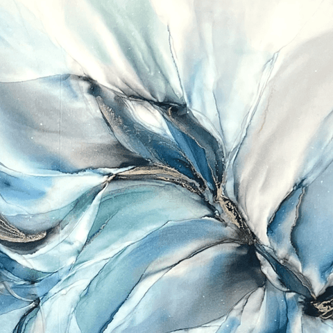 Cosmic Dreams - Alcohol Inks Painting - Artezaar.com Online Art Gallery