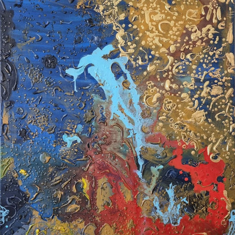 Cosmos Subaquatic - Mixed media - Artezaar.com Online Art Gallery