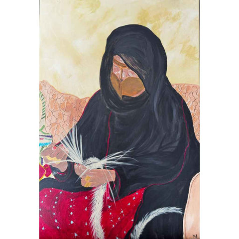Crafting Heritage Acrylic Painting Buy Now on Artezaar.com Online Art Gallery Dubai UAE