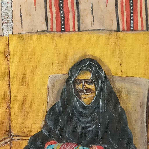 Crafting Traditions Acrylic Painting Buy Now on Artezaar.com Online Art Gallery Dubai UAE