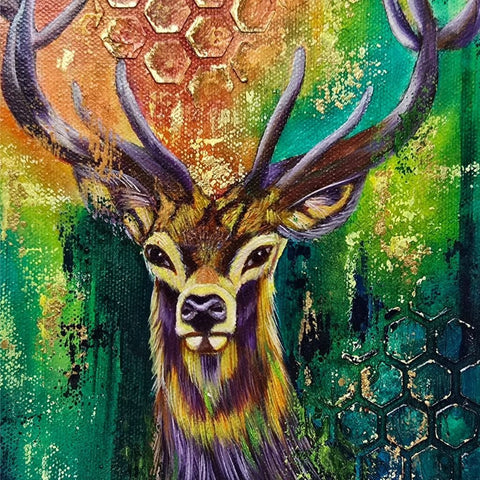 Crown Of The Forest - Mixed Media - Artezaar.com Online Art Gallery